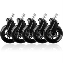 Paracon Rubber Casters - Black