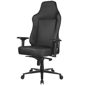 Paracon SUPREME Gaming Chair - Real Leather - Black