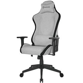 Paracon GLITCH Gaming Chair - Textile -  Light Grey
